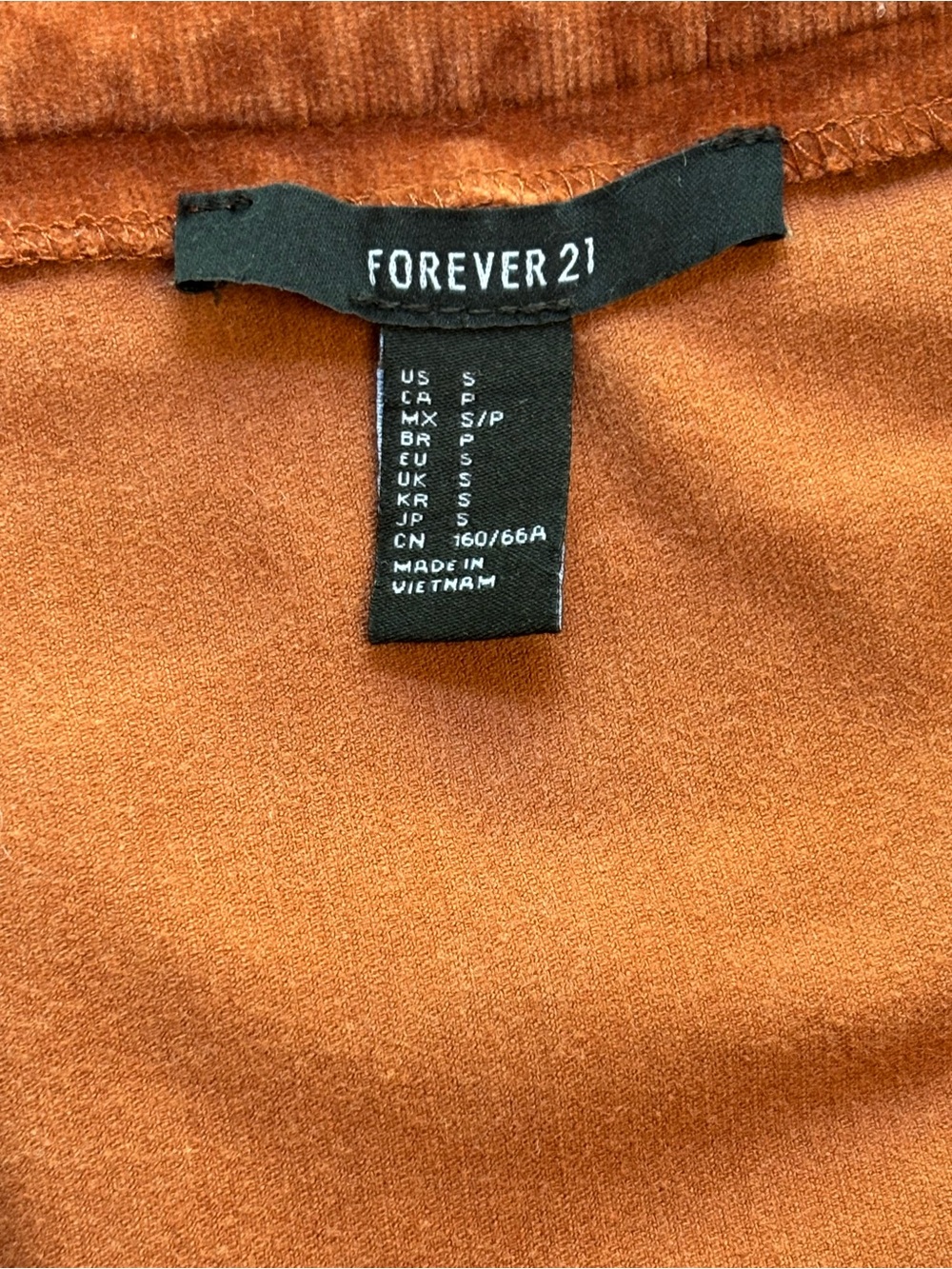 Forever 21 Rust Brown Zip Front Mini Skirt - Picture 7 of 8